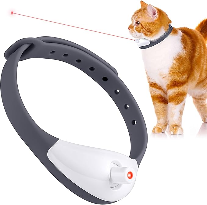 🐾 Diversión Sin Fin 🎯 Collar Láser Interactivo para Gatos 😻