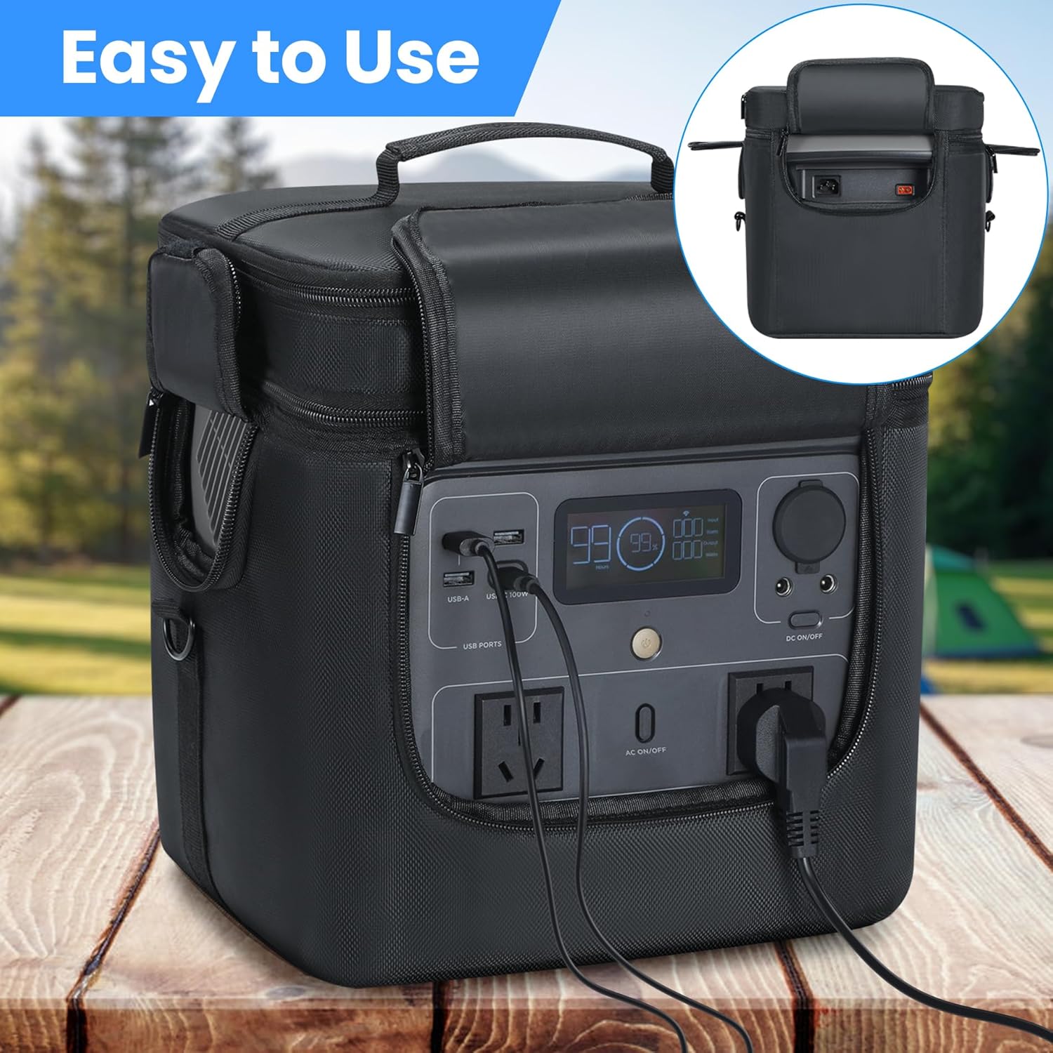 BOLSA DE TRANSPORTE PREMIUM PARA TU ECOFLOW RIVER 2 MAX