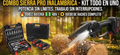 Sierra PRO Inalámbrica con 2 Baterías 🔋🔋 + Juego de Raches ⚙️ – Kit Completo Listo para Trabajar🚀