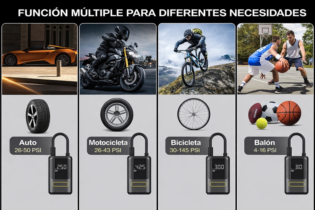 COMPRESOR DE AIRE PORTÁTIL PRO 150 PSI 🚗
