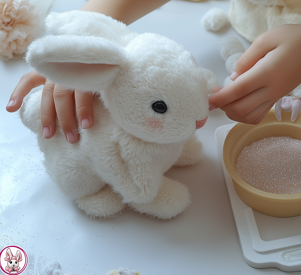 BUNNYTOY MUÑECO CONEJO REALISTICO DE MOVIMIENTO