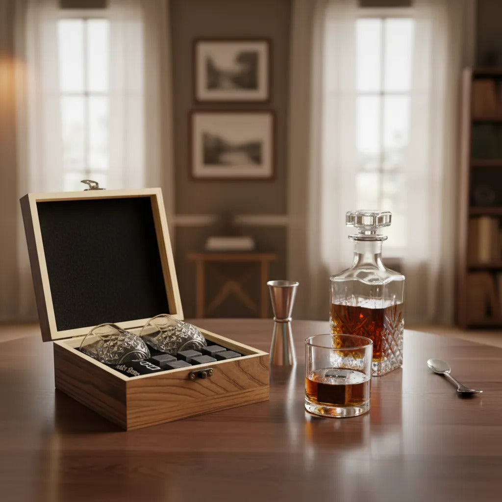 🎁 Set de Whisky Premium – El Regalo Perfecto para Hombres 🥃💼